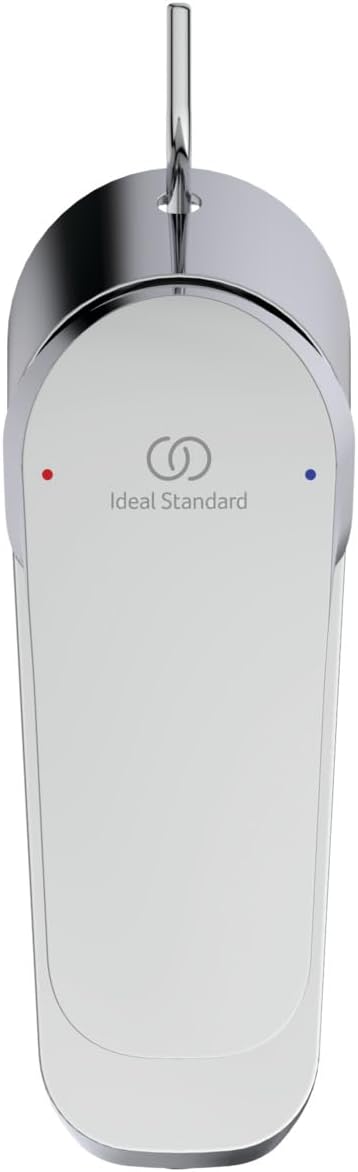 Ideal Standard B1838AA Ceraflex Waschtischarmatur mit Ablauf, Niederdruck, Bad-Wasserhahn mit Auslau