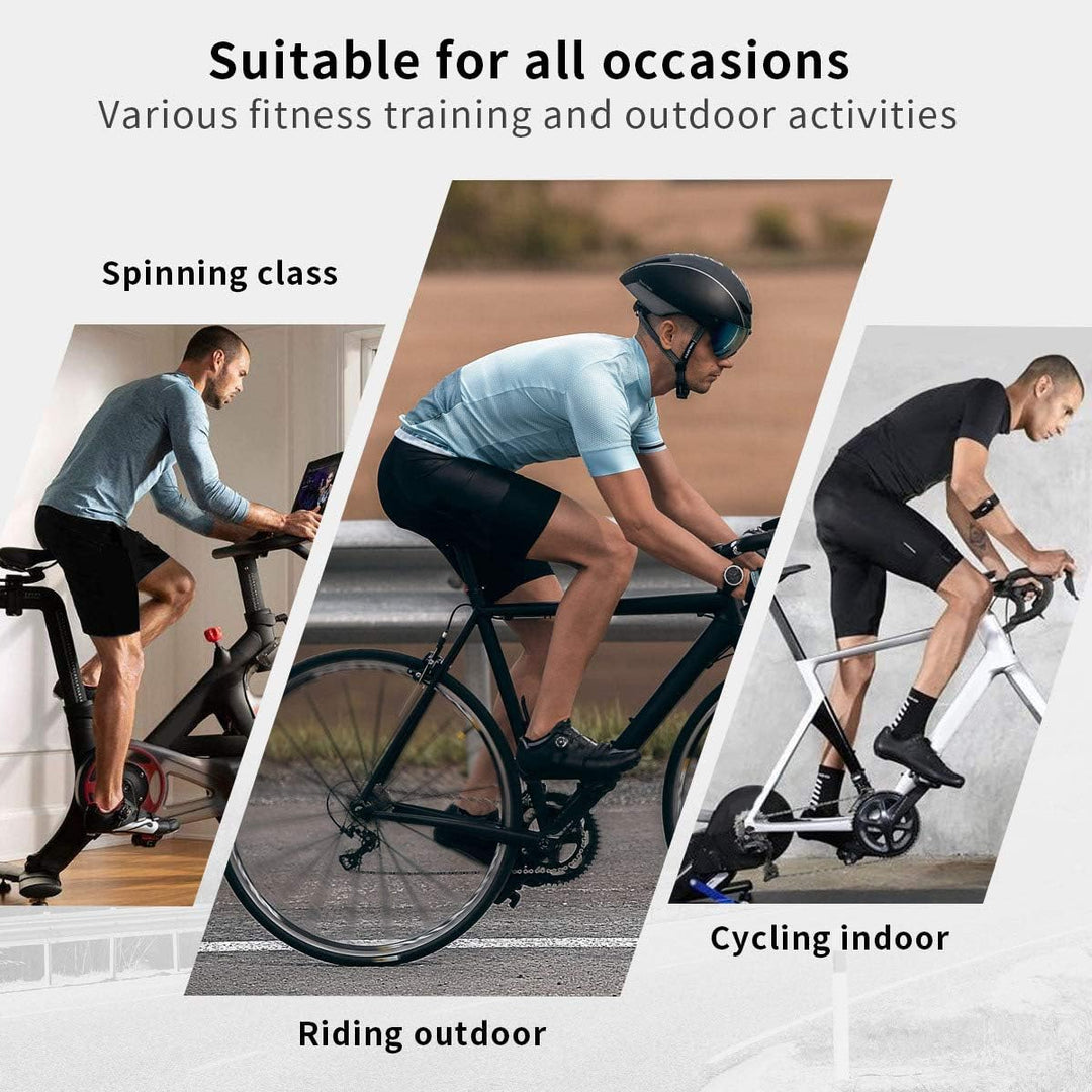 Santic Trägerhose Fahrrad Herren Kurz Sitzpolster Bib Shorts Hosen Rennrad Gepolstert Radlerhose Pol