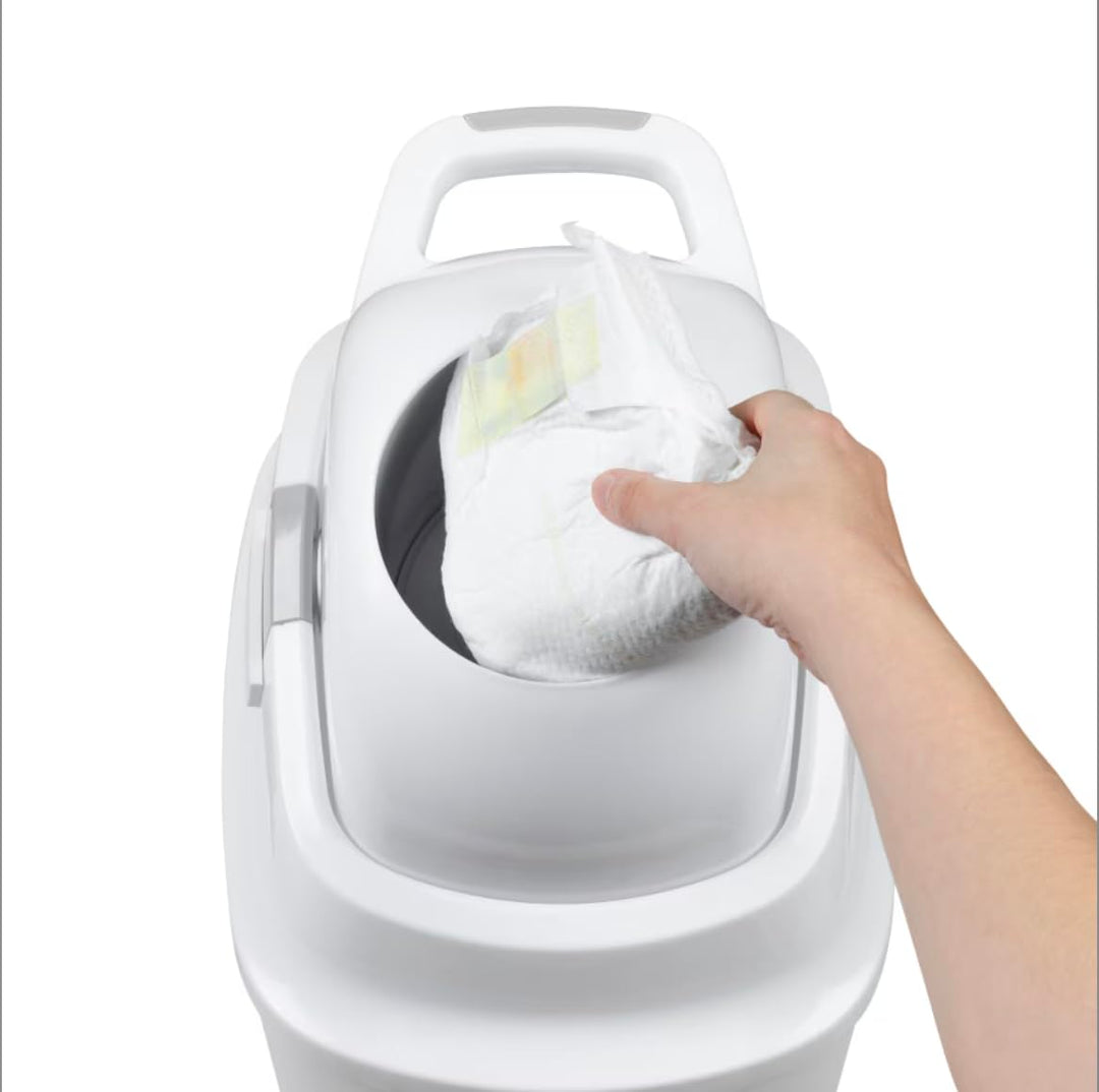 DIAPER CHAMP ONE Windeleimer - geruchsdicht - OHNE Nachfüllkassetten - funktioniert mit normalen her
