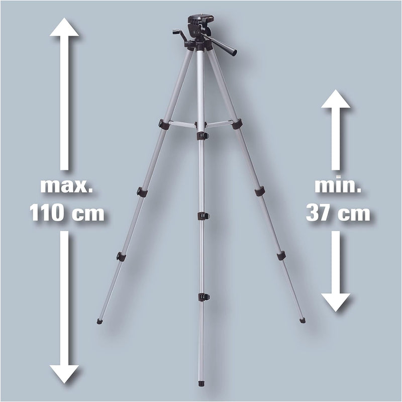 Original Einhell Teleskop Stativ Tripod (passend für Lasernivelliergerät und Kreuzlinienlaser, Arbei