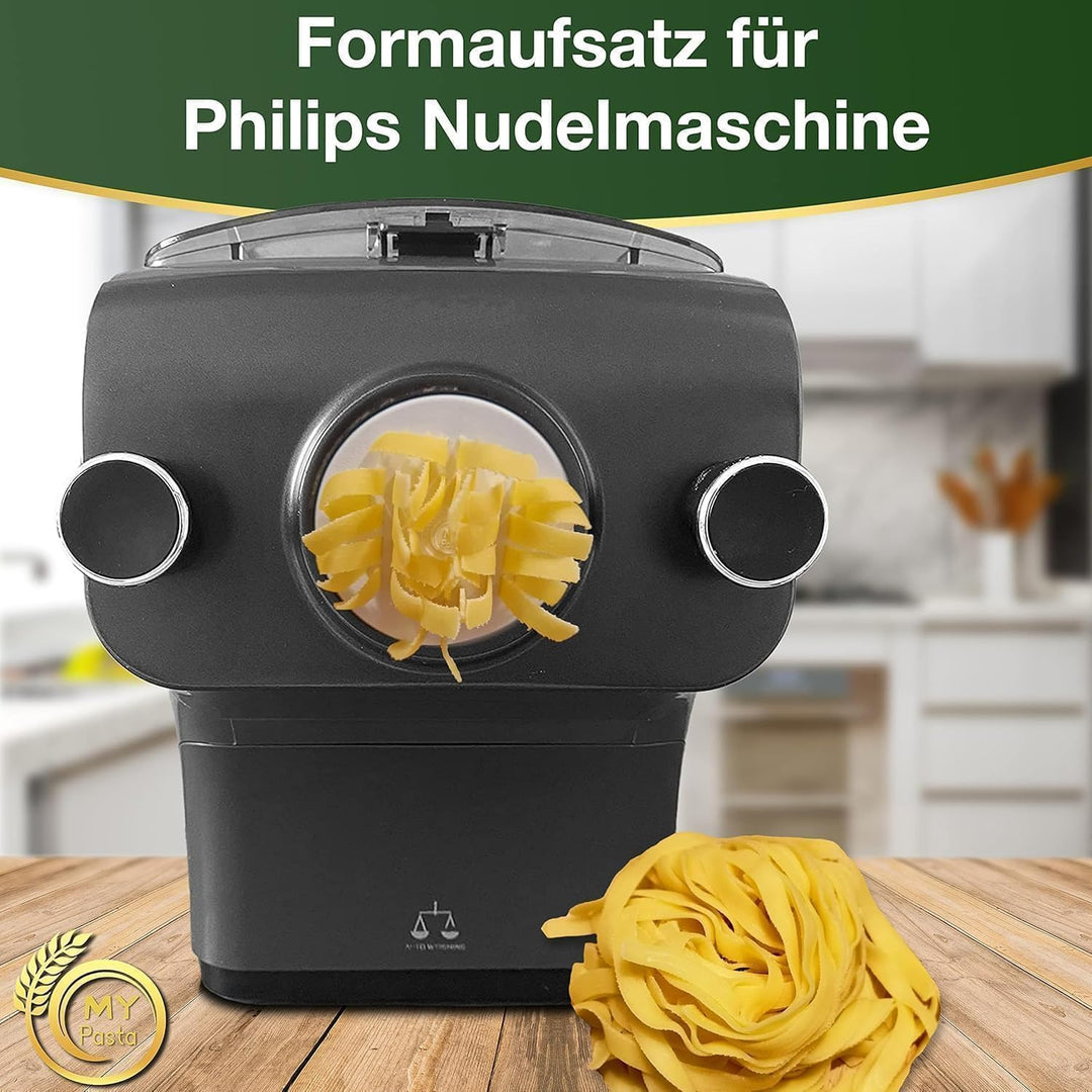 MY Pasta - dünne Bandnudeln - Zubehör für Pastamaker - Pasta Disc kompatibel mit Pasta Maker Avance