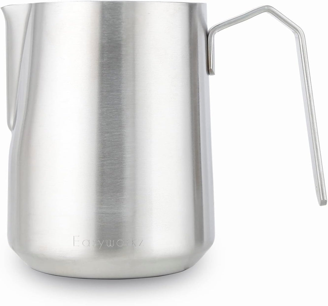 Easyworkz Espresso Dampfkrug Edelstahl 600ml Kaffee Aufschäumen Picther Milchkännchen Cappuccino Lat