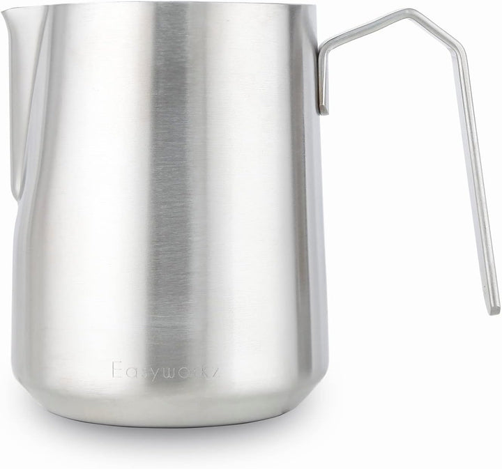 Easyworkz Espresso Dampfkrug Edelstahl 600ml Kaffee Aufschäumen Picther Milchkännchen Cappuccino Lat