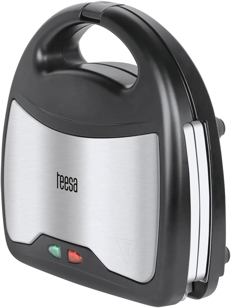 Teesa TSA3221 Sandwichmaker 3 in 1, silber/schwarz