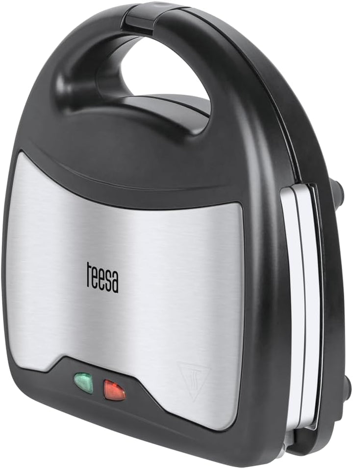 Teesa TSA3221 Sandwichmaker 3 in 1, silber/schwarz