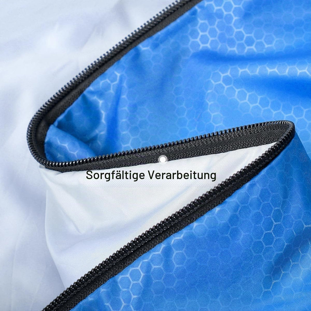 Coolzon Schlafsack Outdoor für Camping 3-4 Jahreszeiten, Erwachsene Deckenschlafsack Kleines Marine,