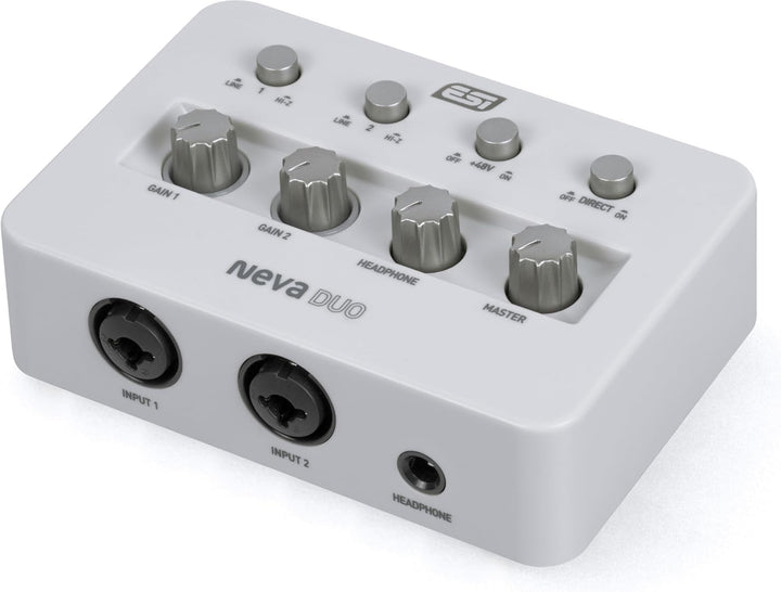ESI Neva Duo | Professionelles 24-bit / 192 kHz USB Audio Interface, Neva Duo