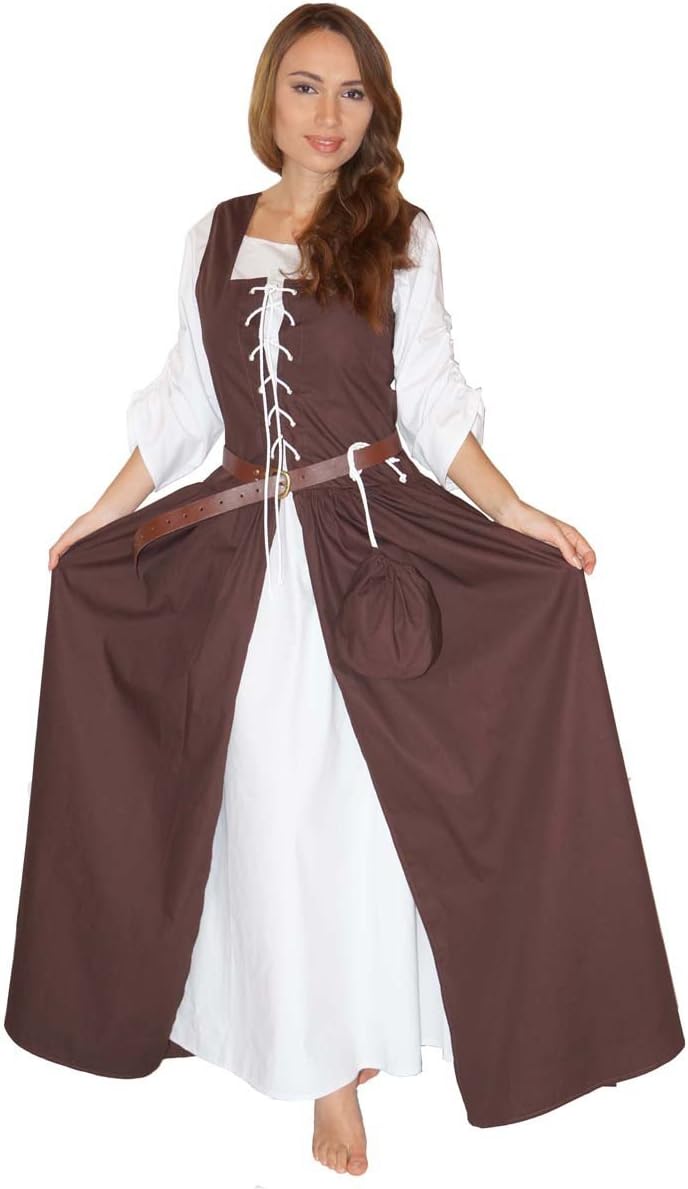 MAYLYNN 14261 - Mittelalter Kostüm Magd Celia - 100% Baumwolle, L
