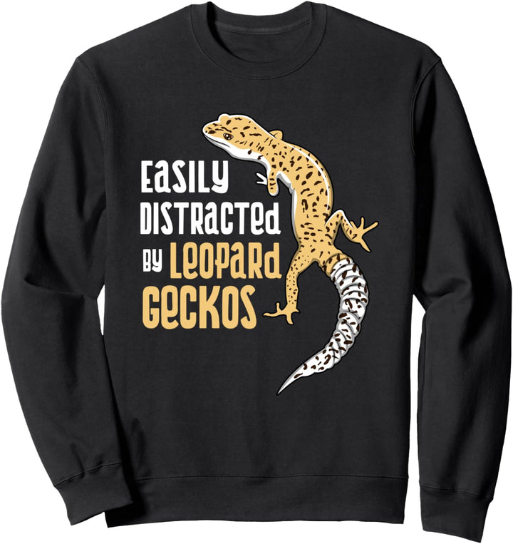 Lässt sich leicht von Leopard Gecko ablenken. Sweatshirt