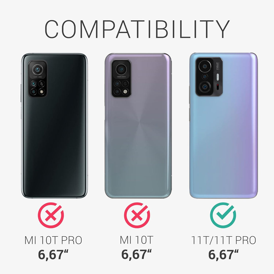 kalibri Schutzhülle kompatibel mit Xiaomi 11T / 11T Pro - Hülle Aramid - Handy Cover Case Handyhülle
