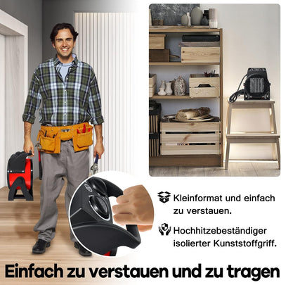 YRHome 2000W Keramik Heizgerät Heizlüfter Elektroheizer Heizer Schnellheizer Elektroheizgebläse Bauh