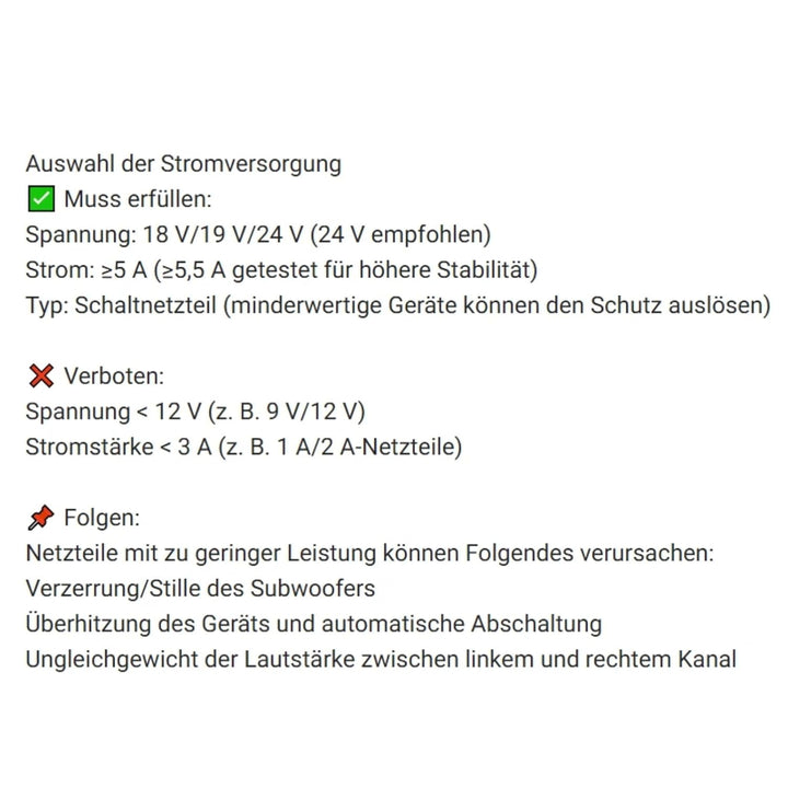 Bluetooth Verstärker Modul Hifi Stereo, ZK-TB21 TPA3116D2 Bluetooth 5.0 Subwoofer Verstärkerplatine