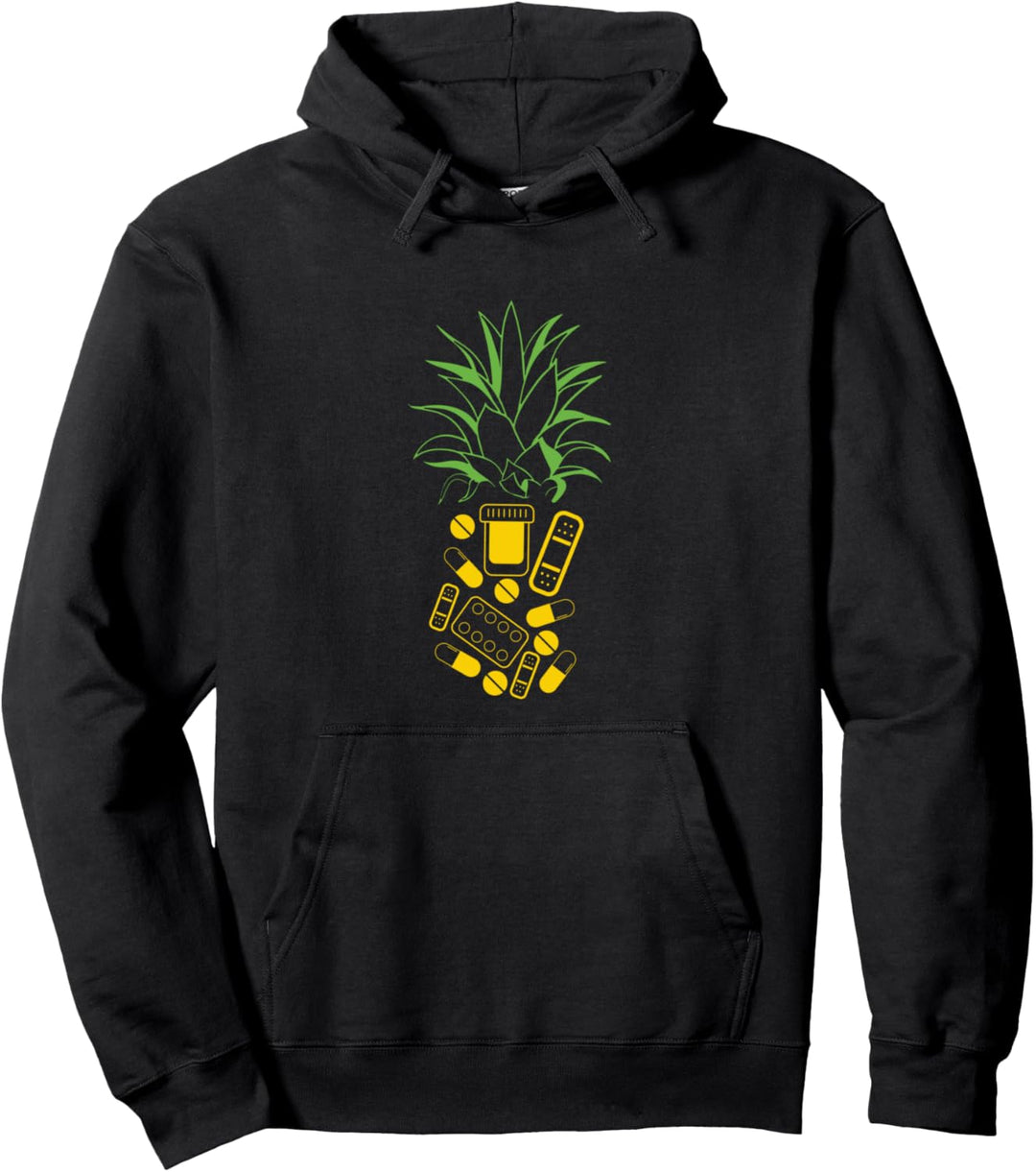 Ananas Pharmazie Apotheke Pullover Hoodie