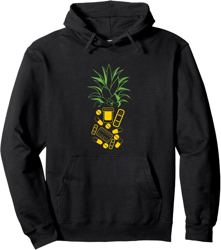 Ananas Pharmazie Apotheke Pullover Hoodie