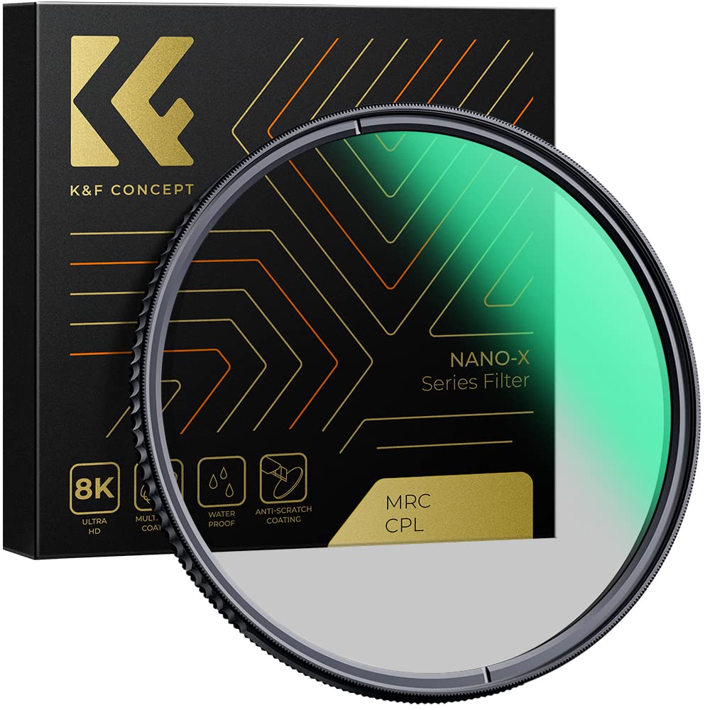 K&amp;F CONCEPT Polfilter 39mm CPL Reduzierung von Blendung und Reflexionen | für tiefere Farben, HD Opt