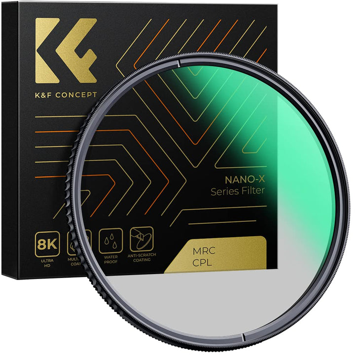 K&amp;F CONCEPT Polfilter 39mm CPL Reduzierung von Blendung und Reflexionen | für tiefere Farben, HD Opt