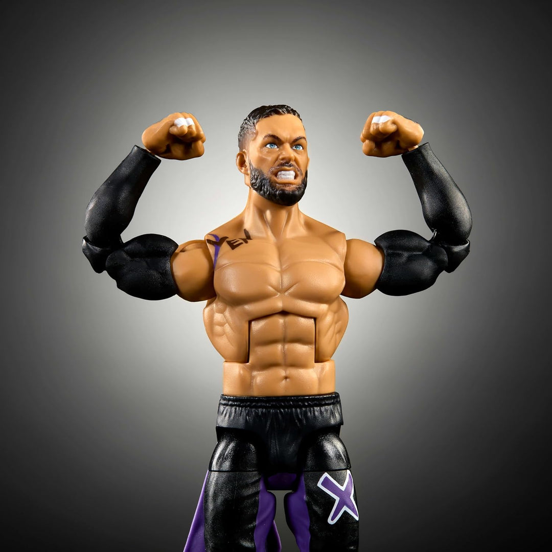 Mattel WWE Elite Actionfigur &amp; Zubehör, 15,2 cm grosses Sammlerstück Finn Balor mit 25 Gelenkpunkten