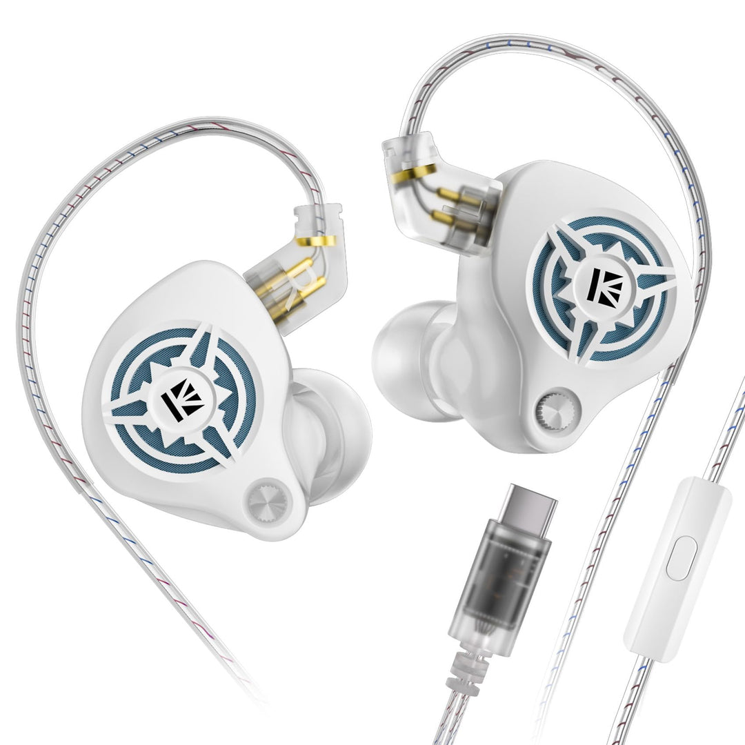 Yinyoo KBEAR BK1 USB-C Gaming-Ohrhörer mit Mikrofon, 10mm Dynamic Driver USB-C Kopfhörer für FPS-Spi
