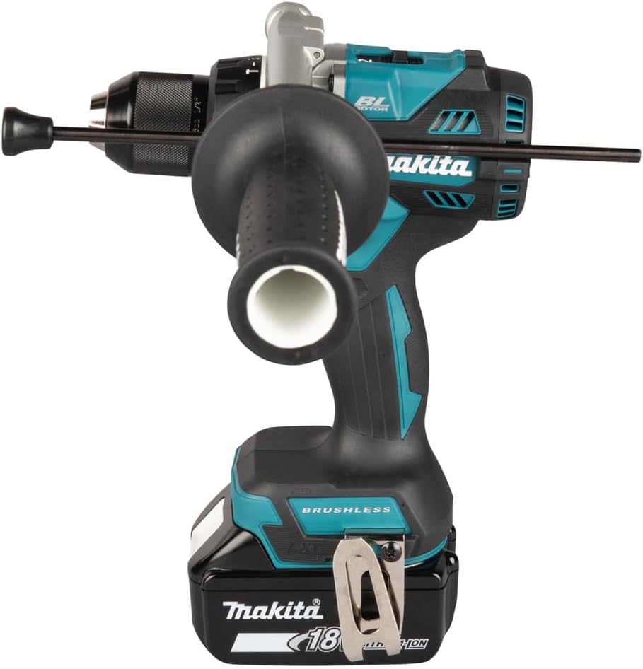 Makita Akku-Schlagbohrschrauber DHP492Z 18V - Bürstenloser Schlagbohrschrauber, 130 Nm Drehmoment, 2