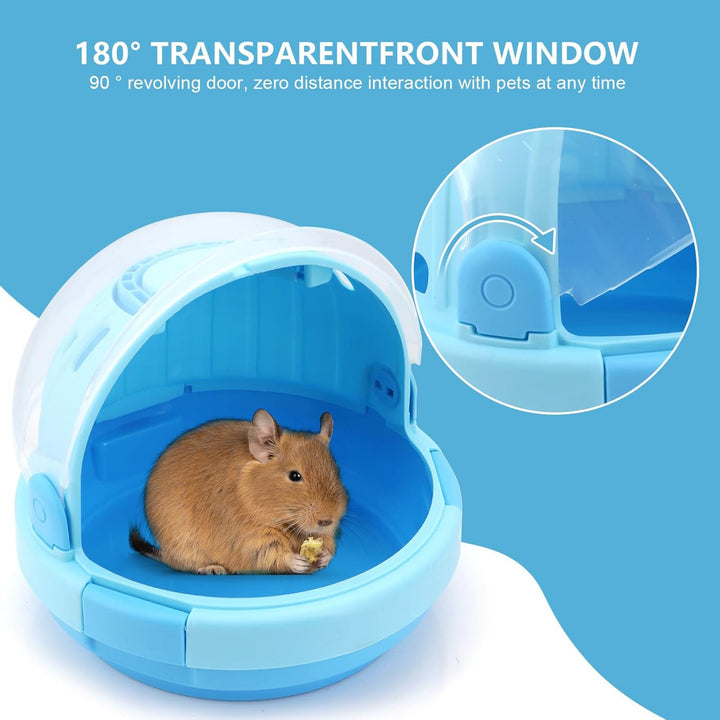 Hamster Carrier Käfig Portable Mäuse Travel Case Kunststoff Kleintier Carrier Ratte Carry Käfig mit