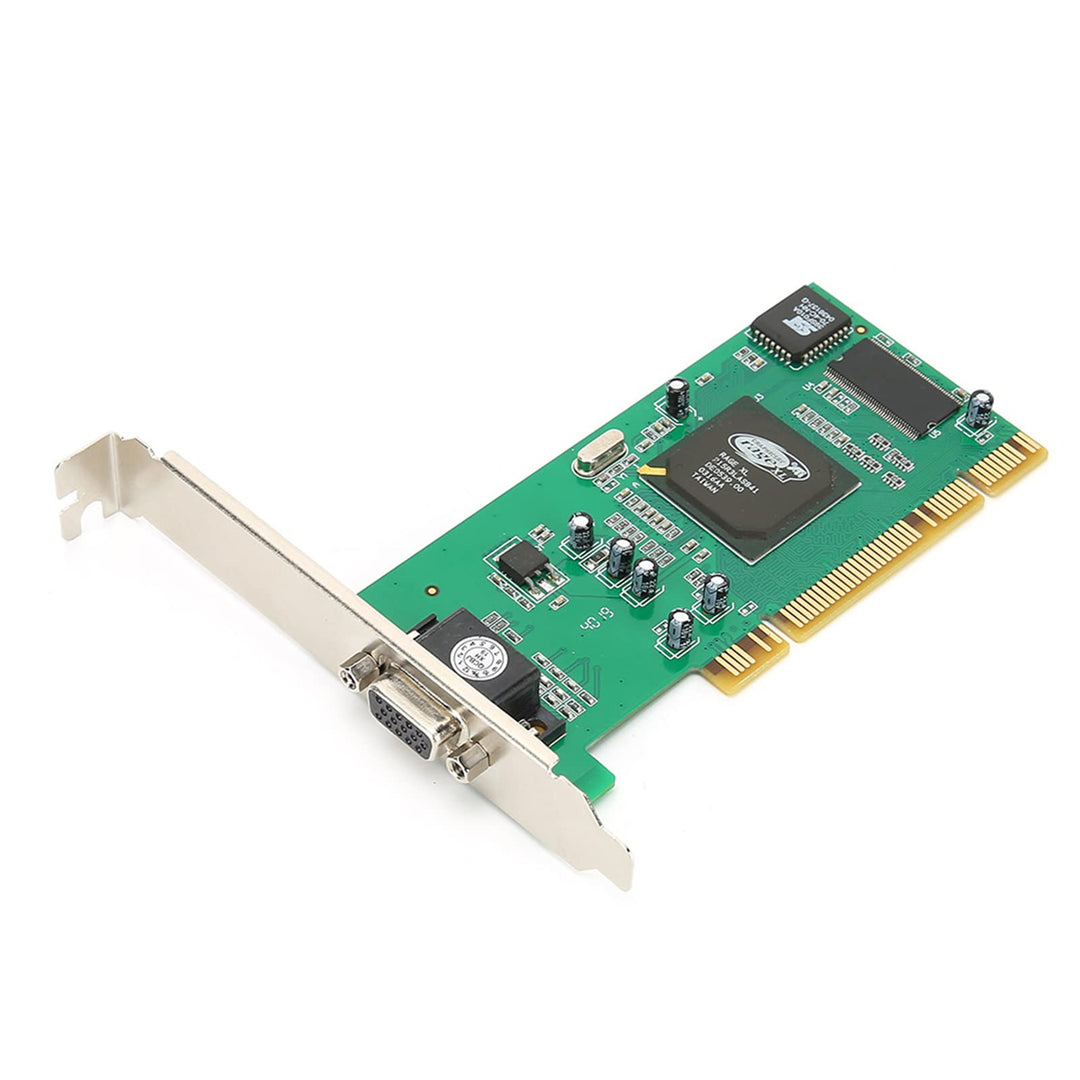 Dpofirs 32-Bit-8-MB-PCI-Grafikkarte für Desktop-Computer, 64-Bit-PCI-X-Universarafikkarte für Mother