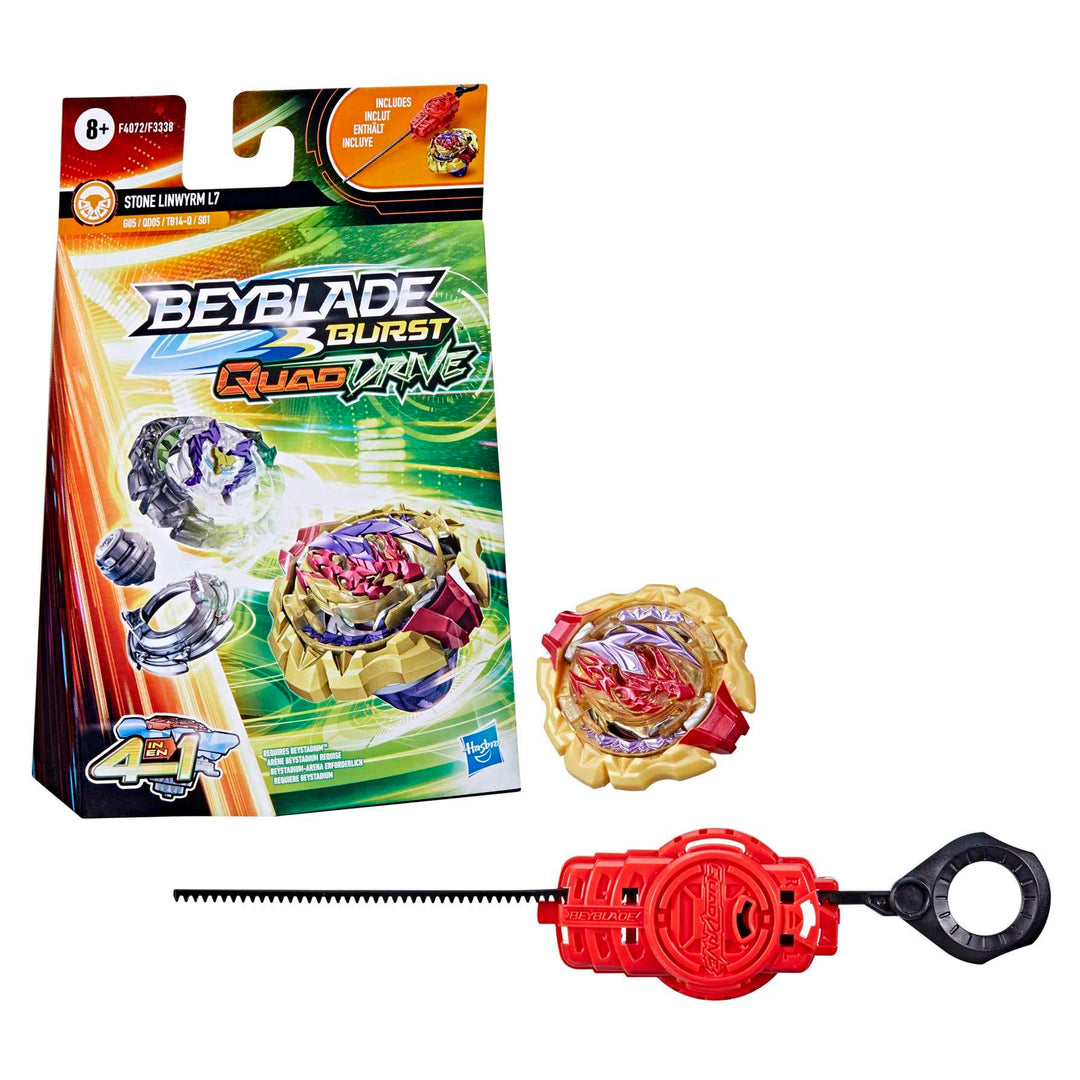 Hasbro Beyblade Quad Drive Pack Kreisel und Launcher, Mehrfarbig (F3338EU4)