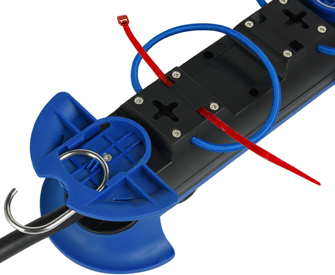 Electraline 62574 Professionelle Steckdosenleiste/Verlängerung für den Aussenbereich, CEE-Stecker, C