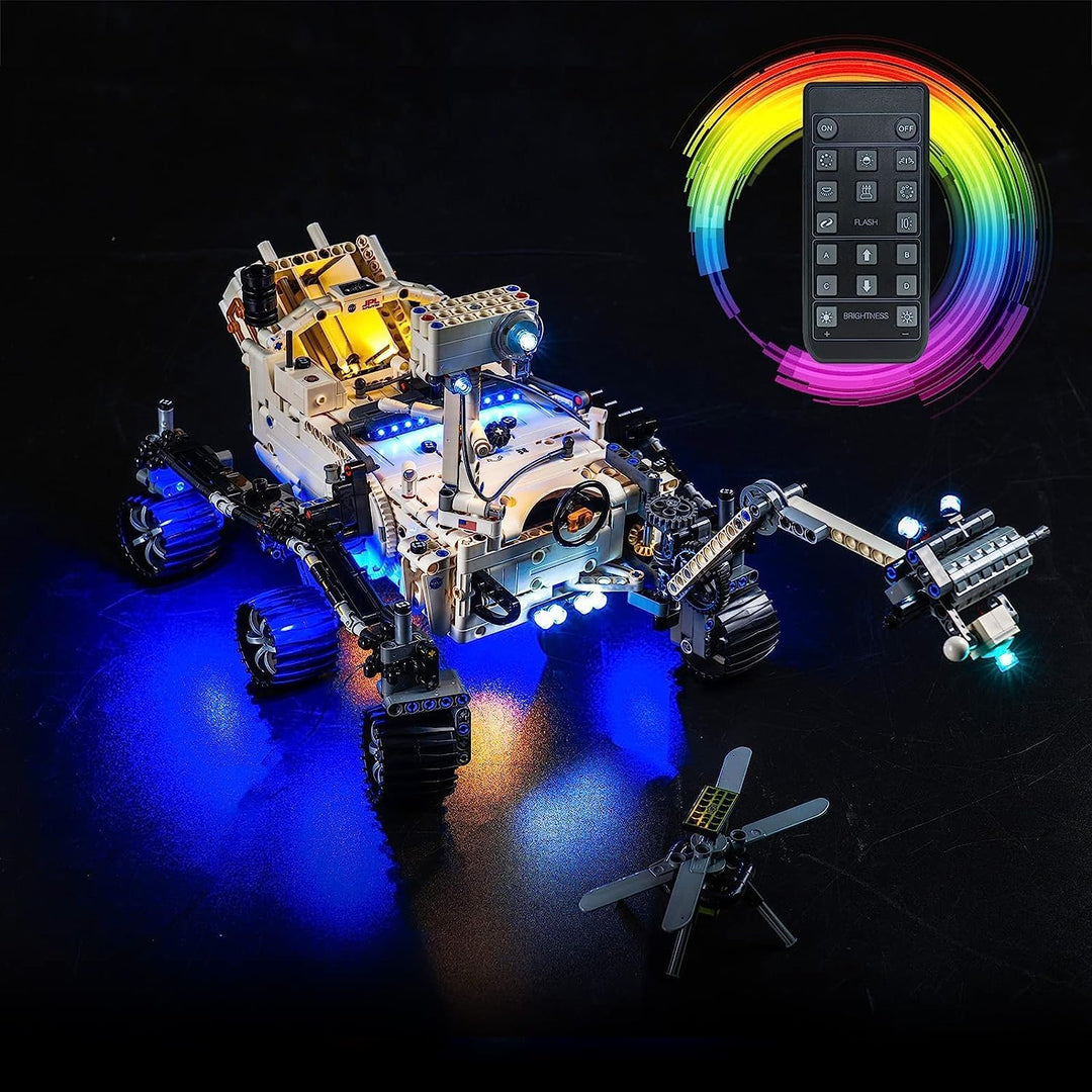 Fernbedienung Licht-Kit für Lego NASA Mars Rover Perseverance 42158 (Kein Lego-Modell), Led Beleucht