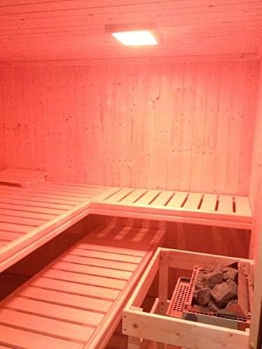 Sauna LED Farblicht mit 180 -LED Sauna Deckenfarblicht Chromotherapie licht| Saunafarblicht Deckenmo