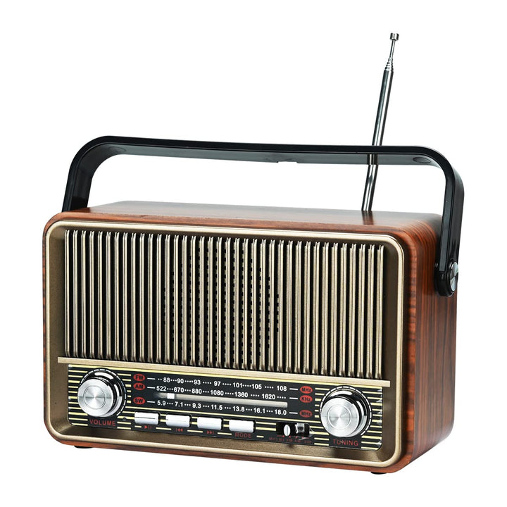 Bluetooth FM AM SW Stereo Radio, unterstützt USB-Disk, USB/TF-Karte, AUX-Buchse – Musik abspielen mi