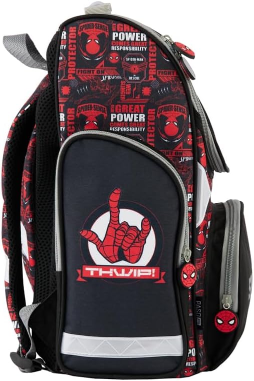 Goldkids - Schulranzen für Jungen und Mädchen, 4er-Set - Schul-Rucksack für Kinder mit Federmäppchen