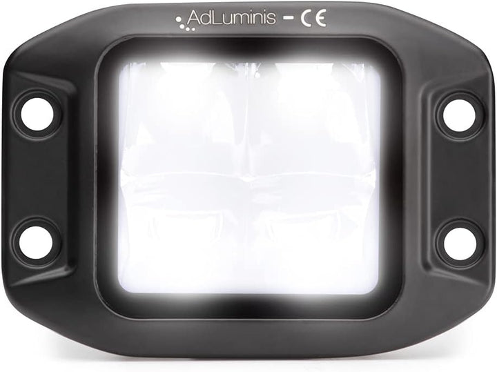AdLuminis Blackline LED Arbeitsscheinwerfer Einbau 45 Watt 3150 Lumen, Spot, Zusatzscheinwerfer, Arb
