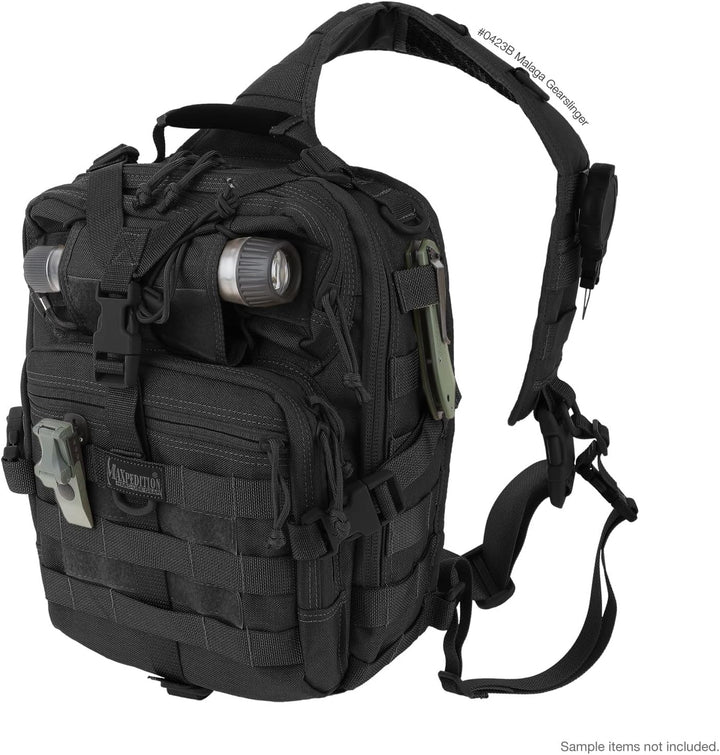Maxpedition Malaga GearSlinger Schwarz, Schwarz