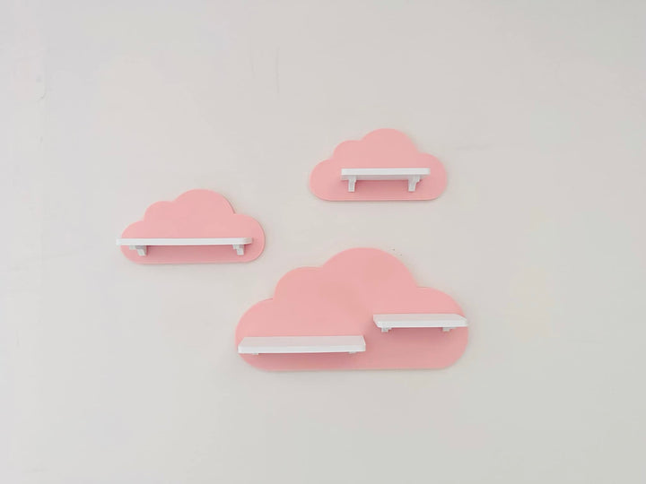 3er Wolken-Set Rosa passend/Kompatibel für die Toniebox Toniefiguren
