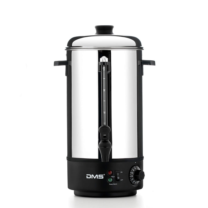 DMS 8 Liter Glühweinkocher aus Edelstahl | Glühwein- und Einkochautomat | Heissgetränkeautomat | Was