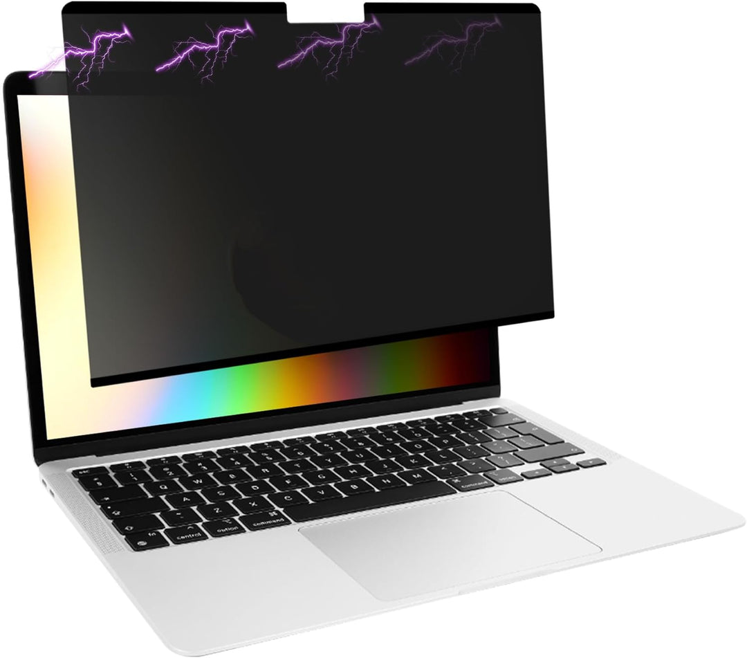 kwmobile Sichtschutzfolie für Apple MacBook Air 13.3" M1 A2337 A2179 Folie - Blickschutzfolie Privac