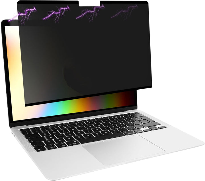 kwmobile Sichtschutzfolie für Apple MacBook Air 13.3" M1 A2337 A2179 Folie - Blickschutzfolie Privac