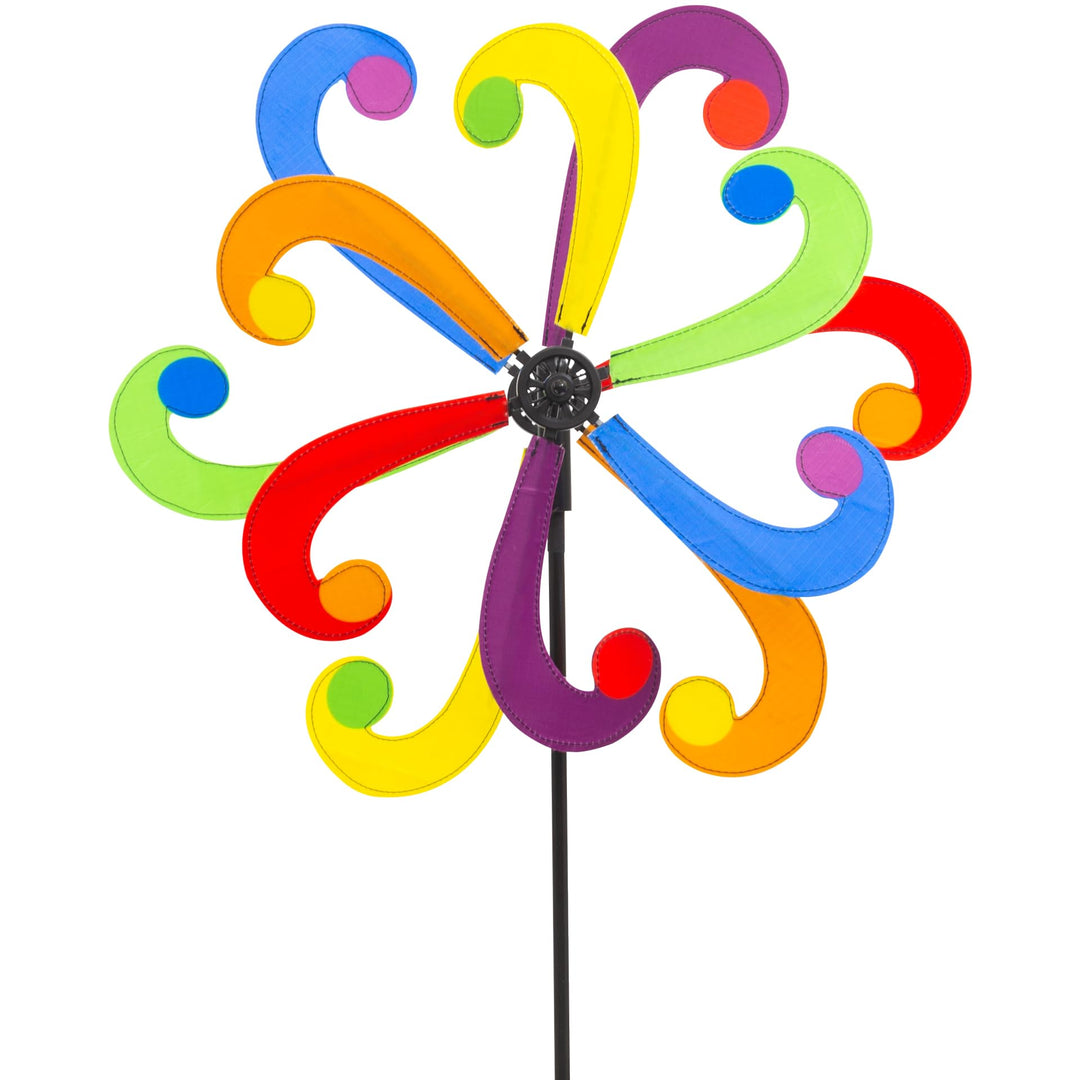 HQ Design Windspiration - Windmill, UV-beständige und wetterfeste Windspiel Deko für Garten, Terrass