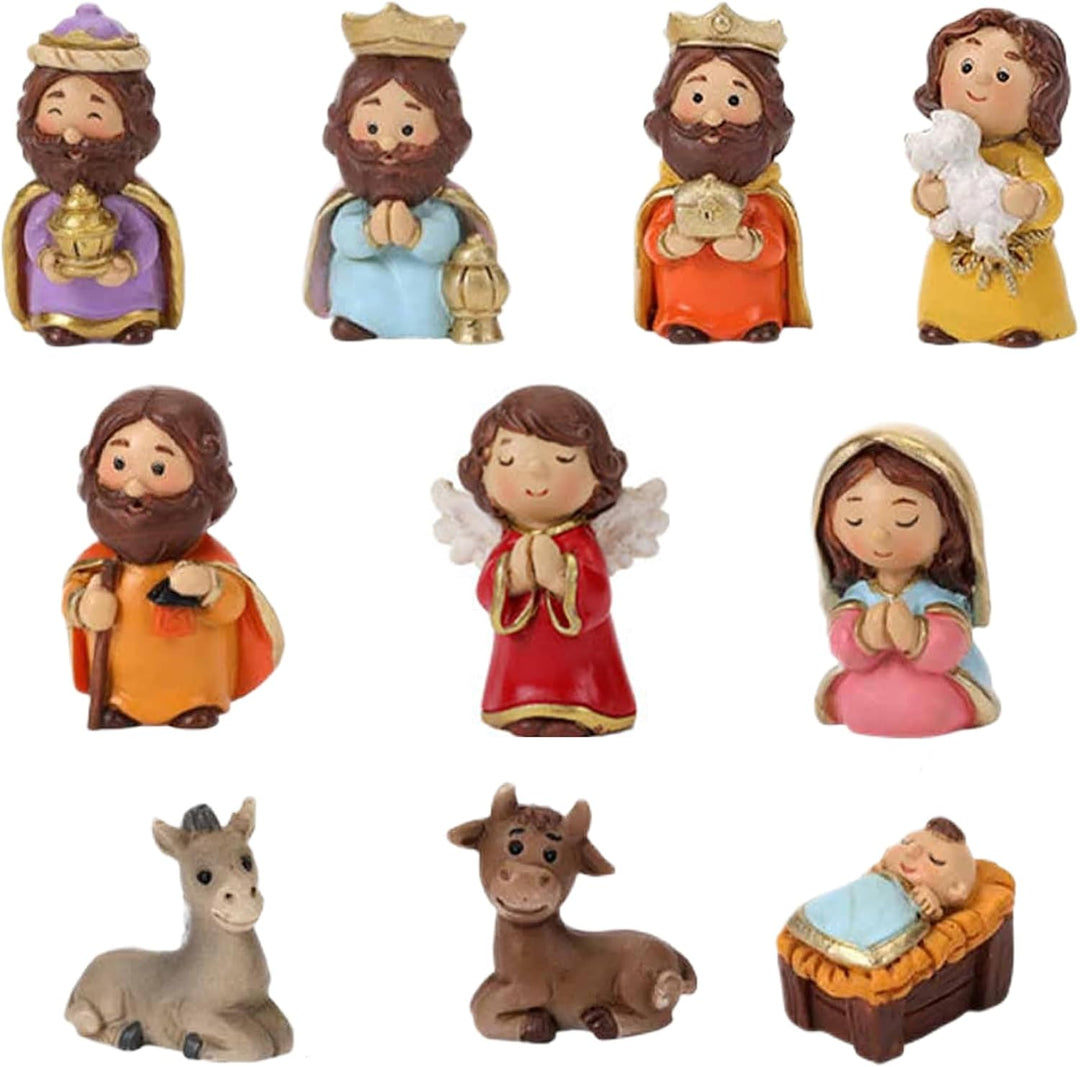 Realistische Krippe Set mit Jesuskind, Harz zahlt traditionelle Urlaubsheimtafeldekoration