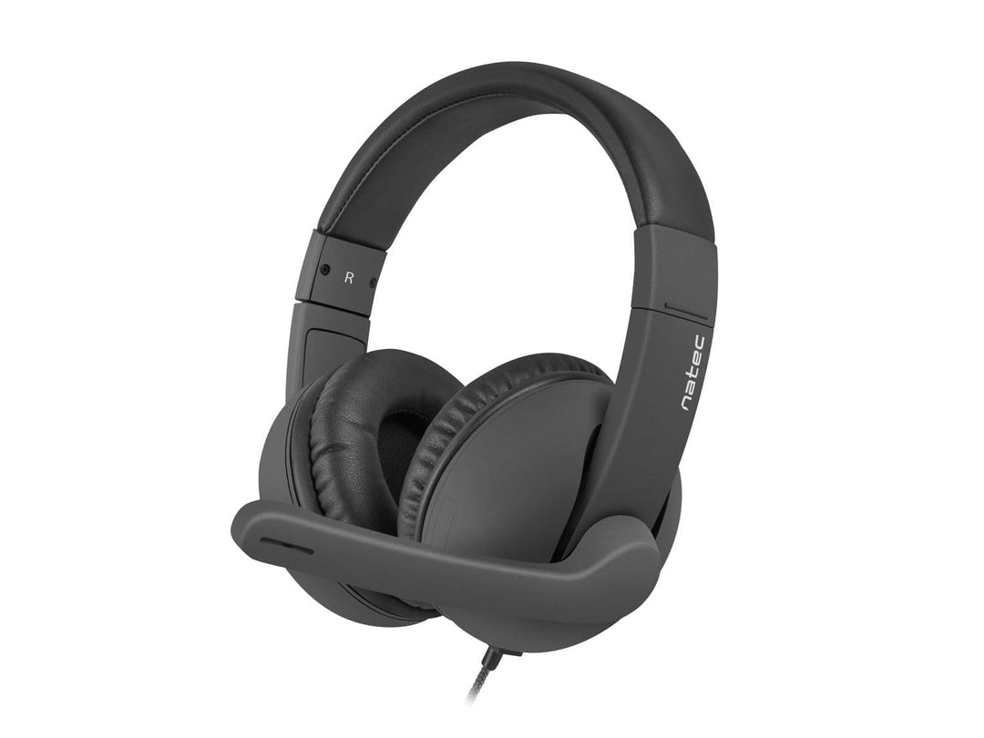 NATEC Headphones with Rhea NSL-1452 (schwarz)