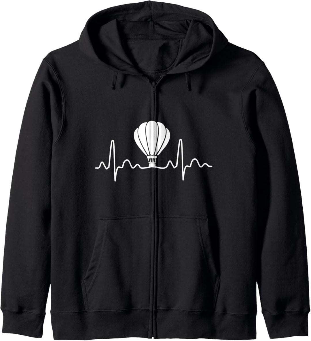 Heissluftballon Herzschlag Ballonfahrt Ballonfahrer Geschenk Kapuzenjacke