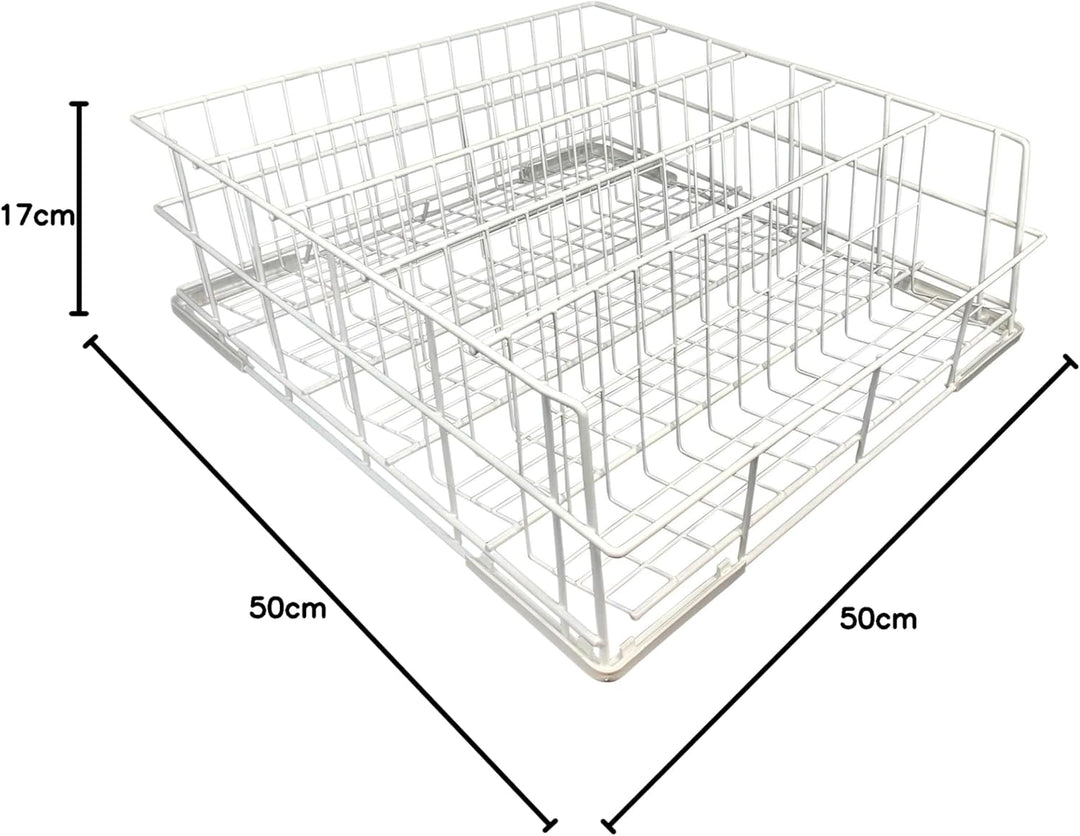 Spülkorb Drahtgitterkorb 500x500 mm - 5 Reihen Gastronomie Professional Gläserspülkorb vers. Grössen