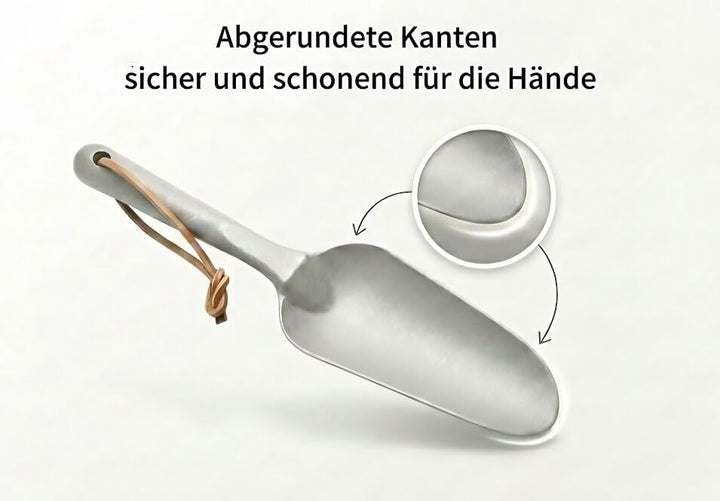 Gartenwerkzeug Set Aluminium, 4-teilig – rostfrei, robust & leichtes Gartengeräte Set & Pflanzwerkze