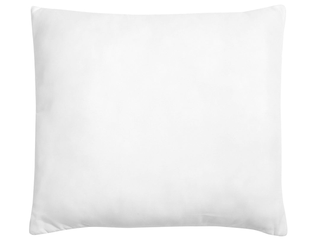 Kopfkissen 80x80 cm Mikrofaser weiss niedrig mit Polyester-Füllung Modern Errigal