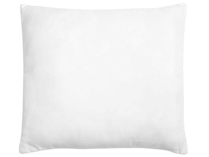 Kopfkissen 80x80 cm Mikrofaser weiss niedrig mit Polyester-Füllung Modern Errigal