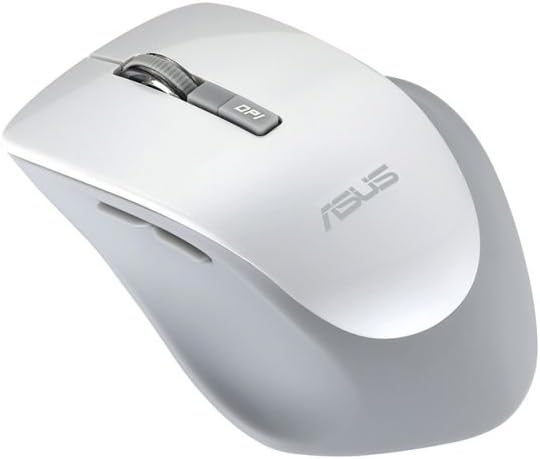 Asus WT425 Optische Maus (wireless, USB) weiss Weiss, Weiss