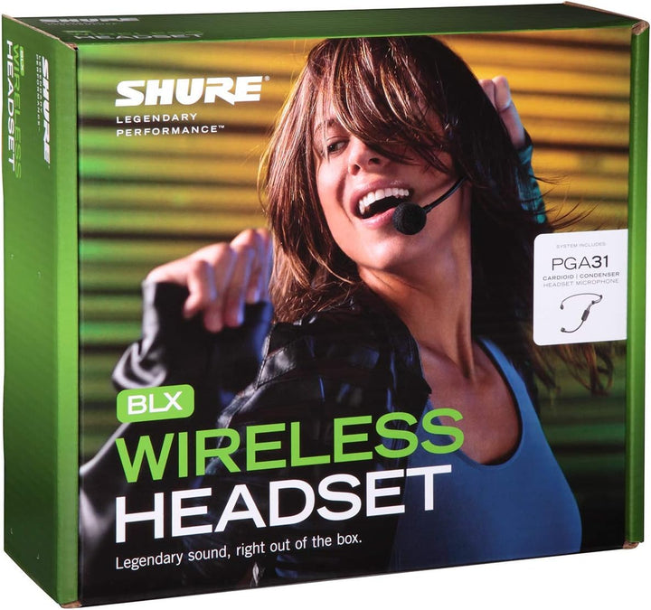 Shure BLX14/P31 UHF Wireless Mikrofonsystem - Perfekt für Redner, Künstler - 14 Stunden Batterielauf