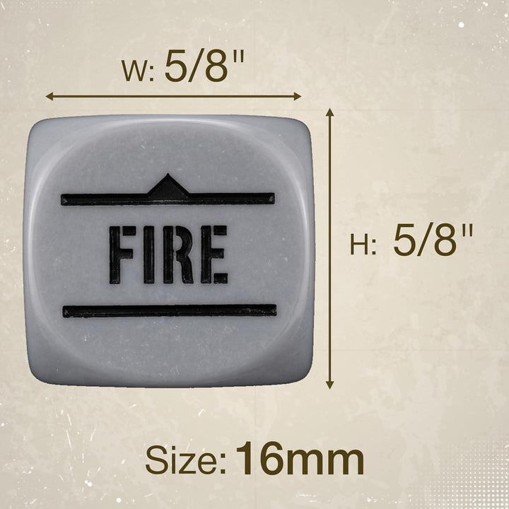 Bolt Action Order Dice - Grey