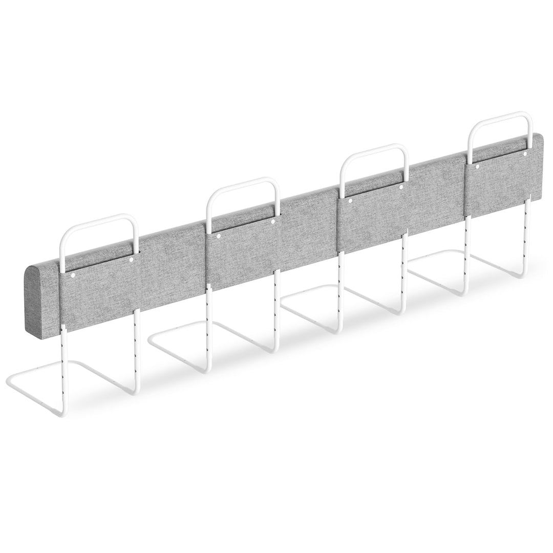 2xBettgitter für Kinder 200cm, Bettschutzgitter 5-Loch Höhenverstellbar, Rausfallschutz Bett, Kinder
