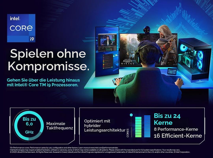 Intel Core i9-14900K 8C+16c/32T 3.20-6.00GHz Boxed ohne Kühler - BX8071514900K Core™ i9-14900K, Core